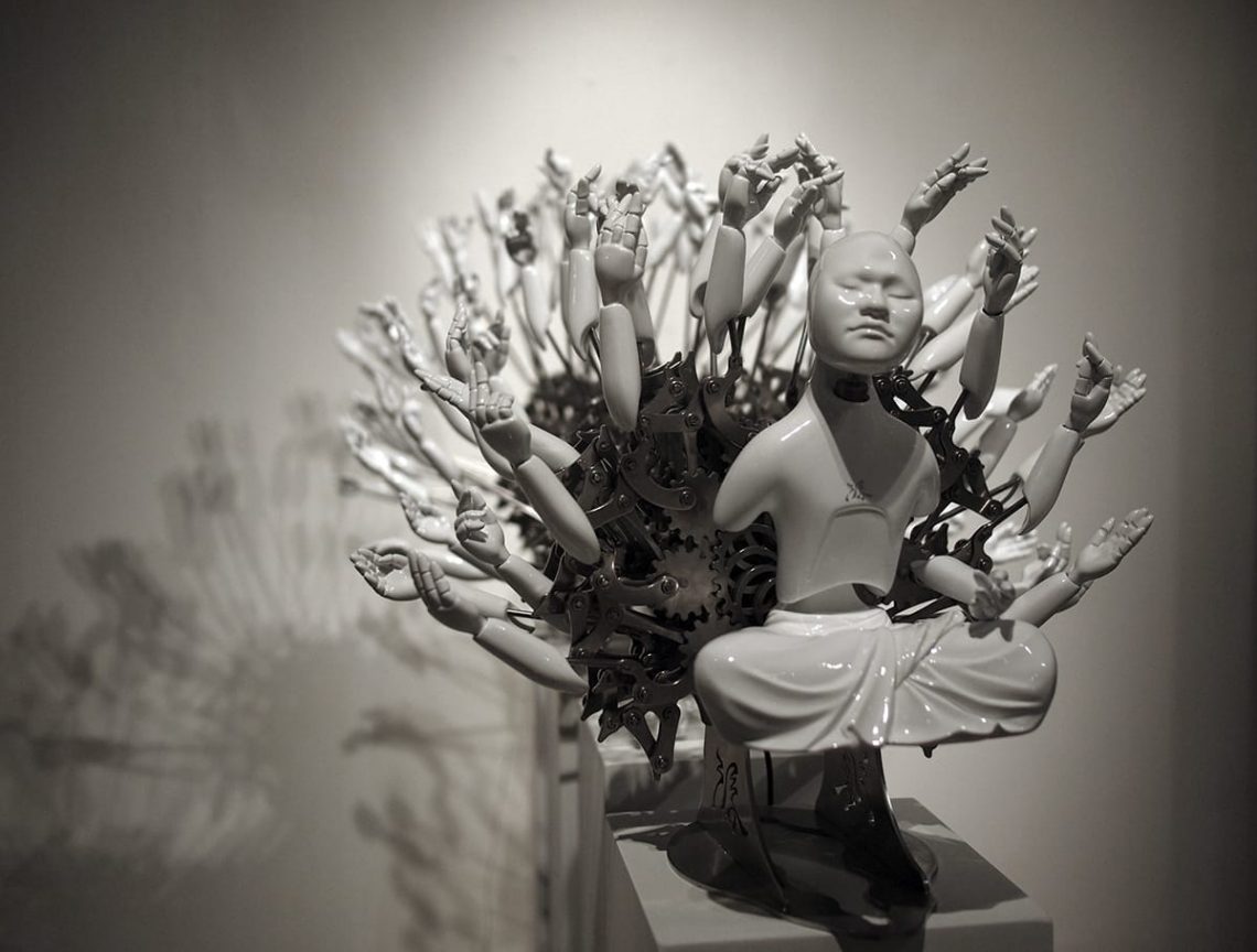 Escultura de Wang Zi-Won.